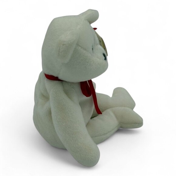 Ty Beanie Baby Valentino Bear 1994 PVC Pellets Rare Tag Errors - Picture 4 of 11